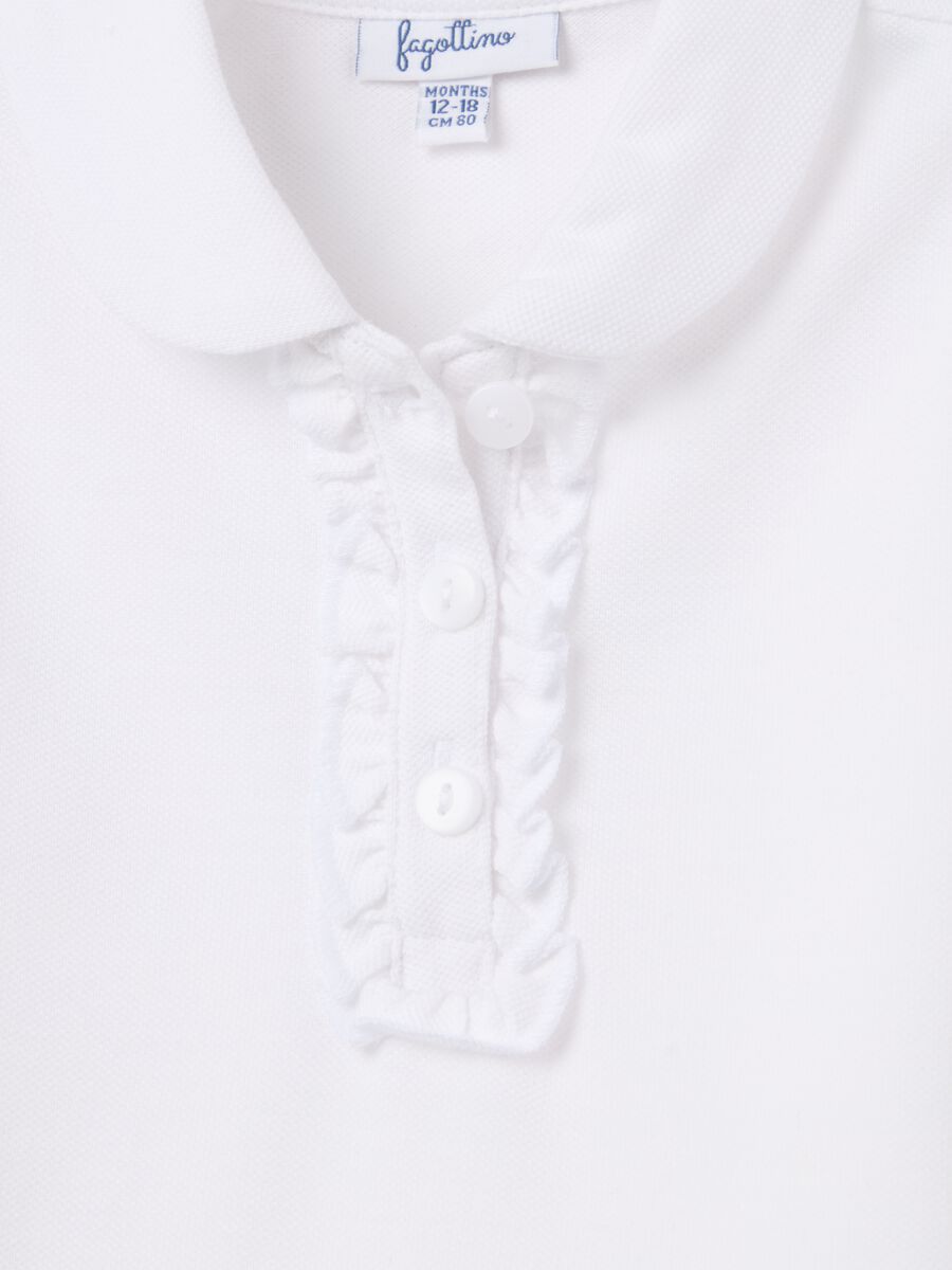Piquet polo shirt with rounded collar_2
