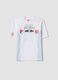 White oversized fit T-shirt with Red Bulls logo_3