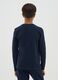 Blue regular fit boys' pure cotton jumper_2