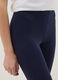 Girls' Blue Cotton Blend Skinny Leggings_2