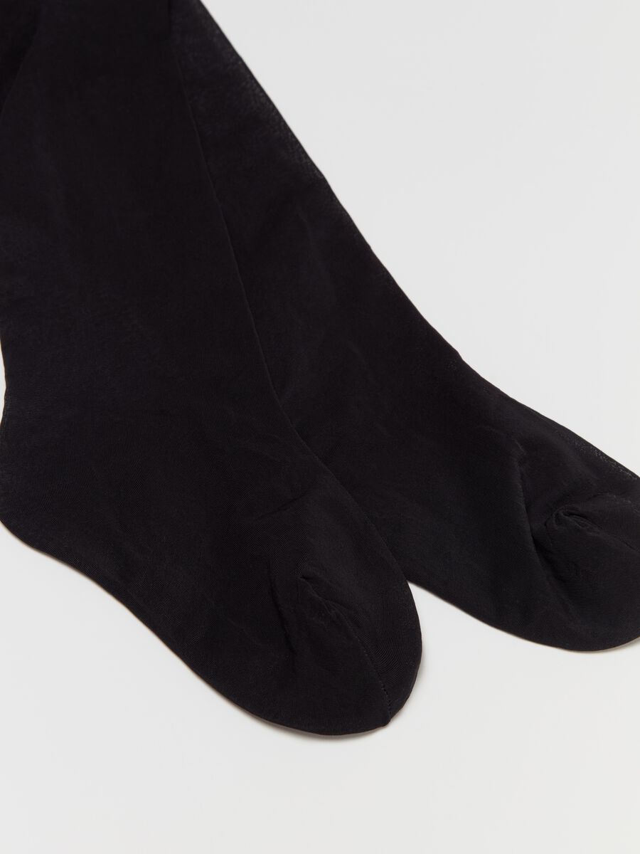 Black stretch tights_1