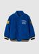 Children's blue pure cotton bomber jacket regular fit_3