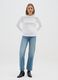 White pure cotton regular fit sweater_1