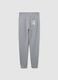 Boy's grey pure cotton jogger pants regular fit_4