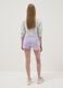 Girls&rsquo; purple pure cotton regular-fit shorts_1
