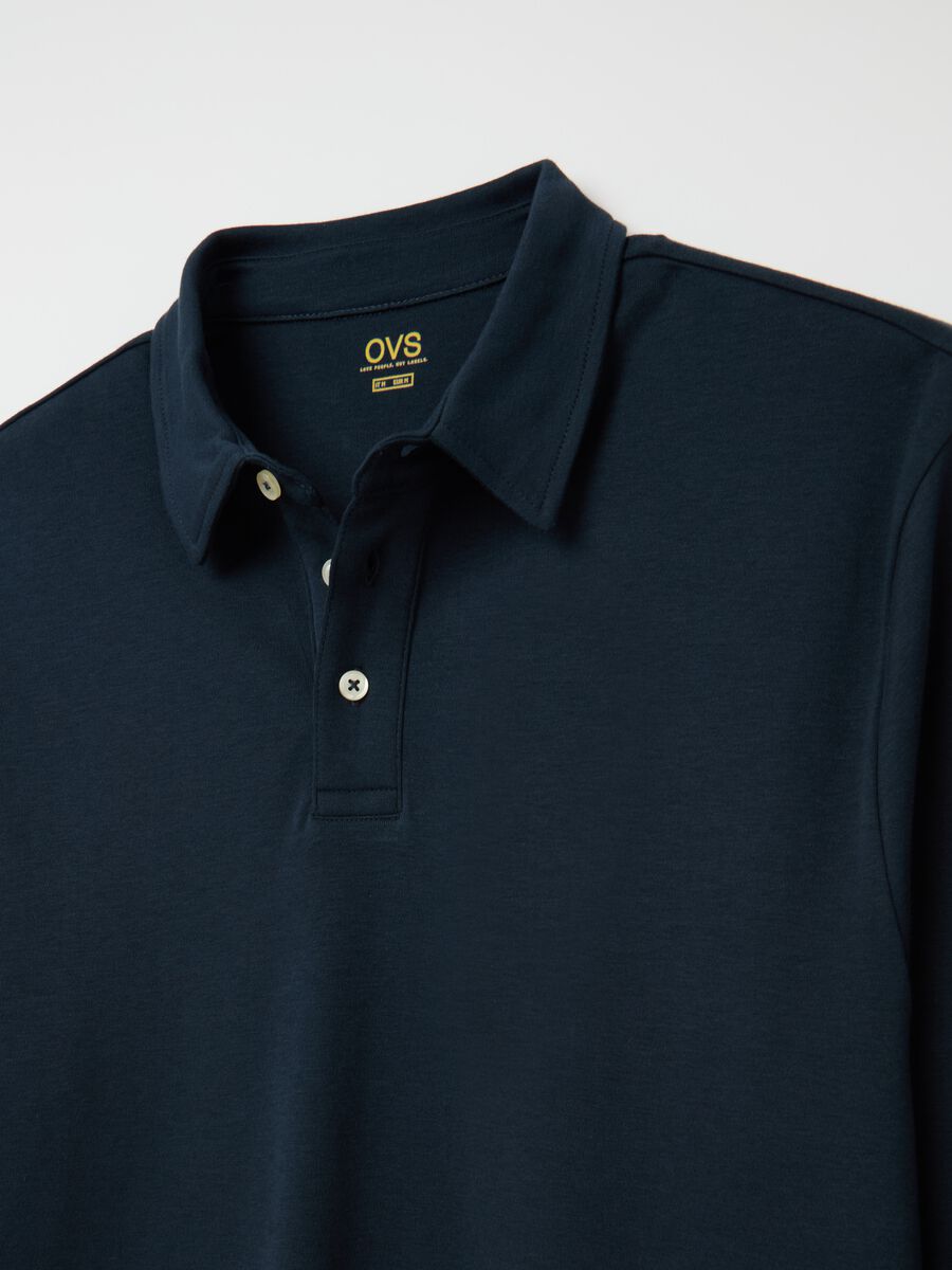 Polo in cotone a maniche lunghe_5