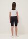 Shorts da ciclista skinny neri in cotone elasticizzato da ragazza_1