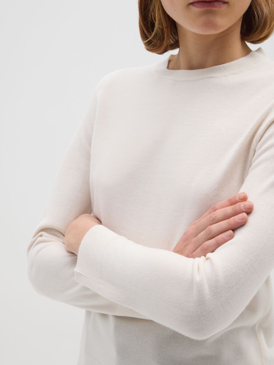 Maglione beige regular fit_3