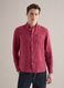 Red pure linen long-sleeve shirt regular fit_2