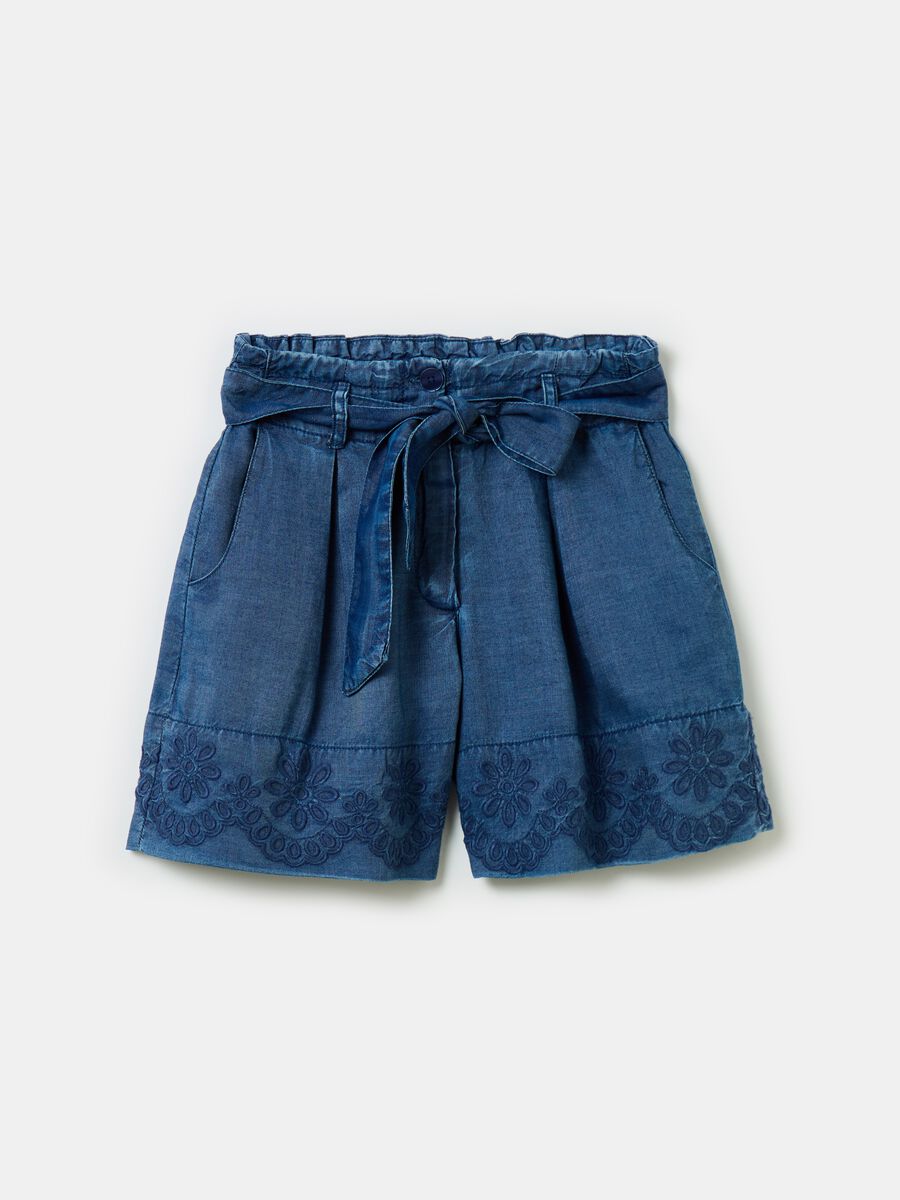 Shorts in TENCEL™ Lyocell con ricamo_3