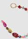Multicolour beaded bracelet with ring clasp_2