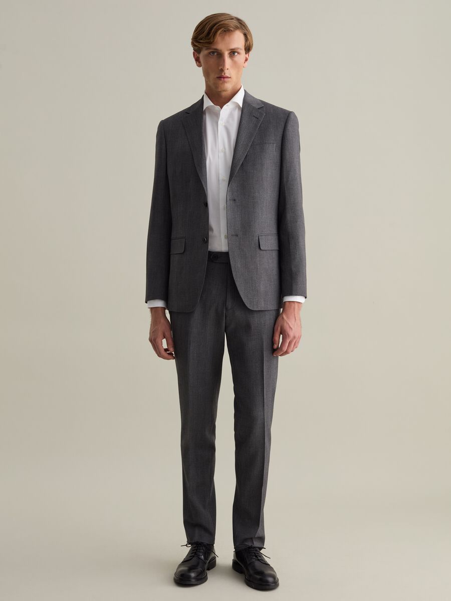 Pantalone easy fit melange_2