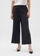 Black viscose wide leg culotte trousers_1