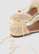 Beige woven lace-up sandals_2
