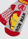 2-pack of short non-slip organic stretch cotton socks with The Avengers print_2