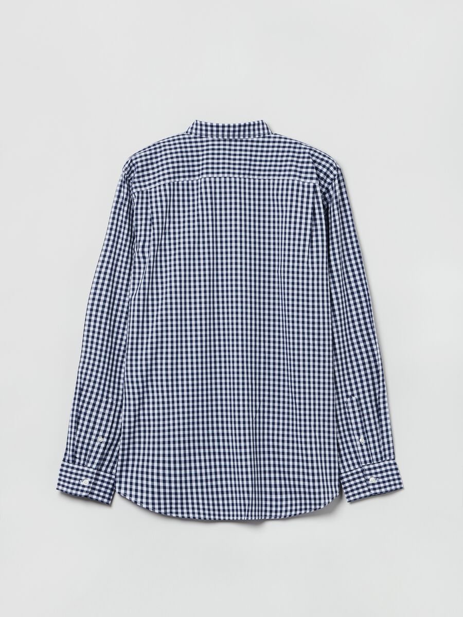 Shirt in Coolmax® fabric with gingham pattern_2