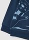Children's sweatshirt in pure blue cotton regular fit_3