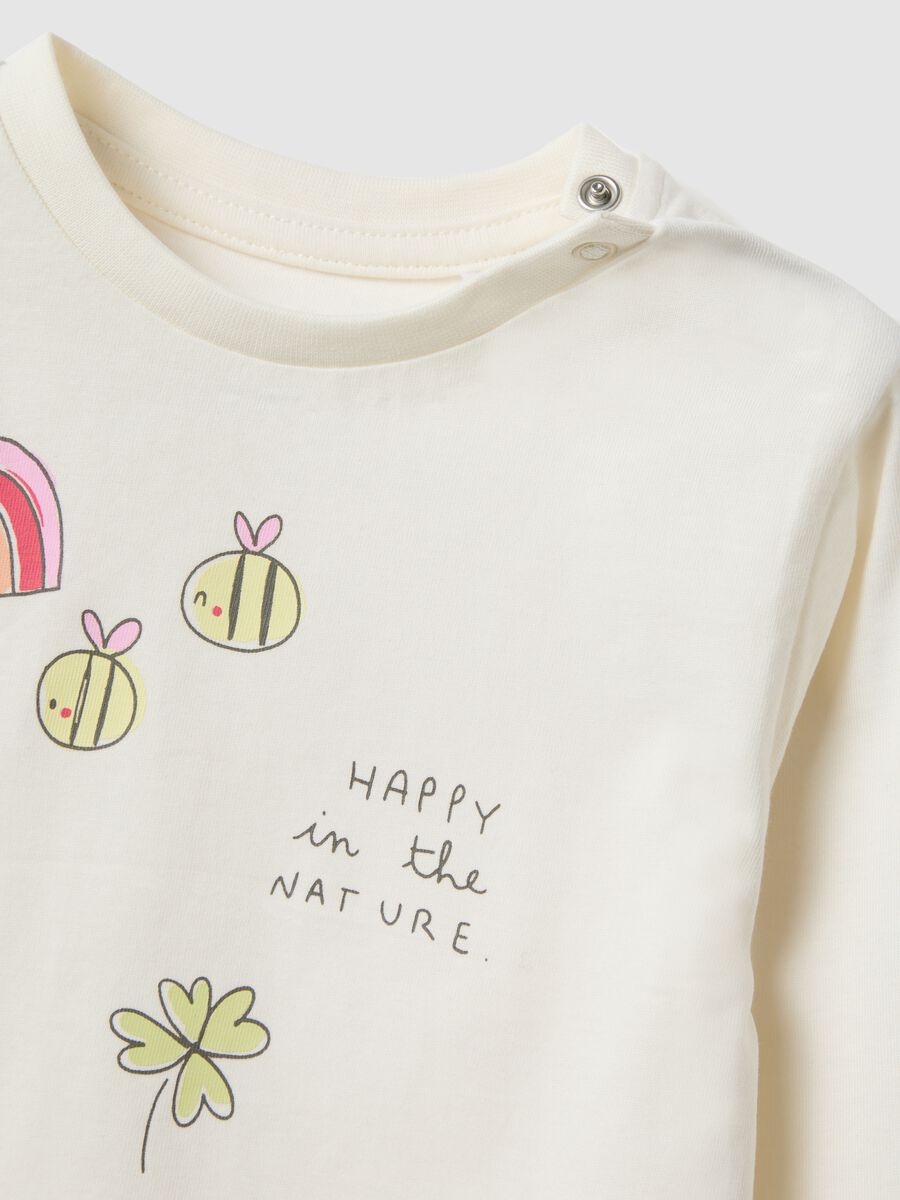 Pigiama in puro cotone multicolor regular fit per bimbi_3