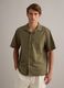Green organic cotton bowling-collar shirt_2