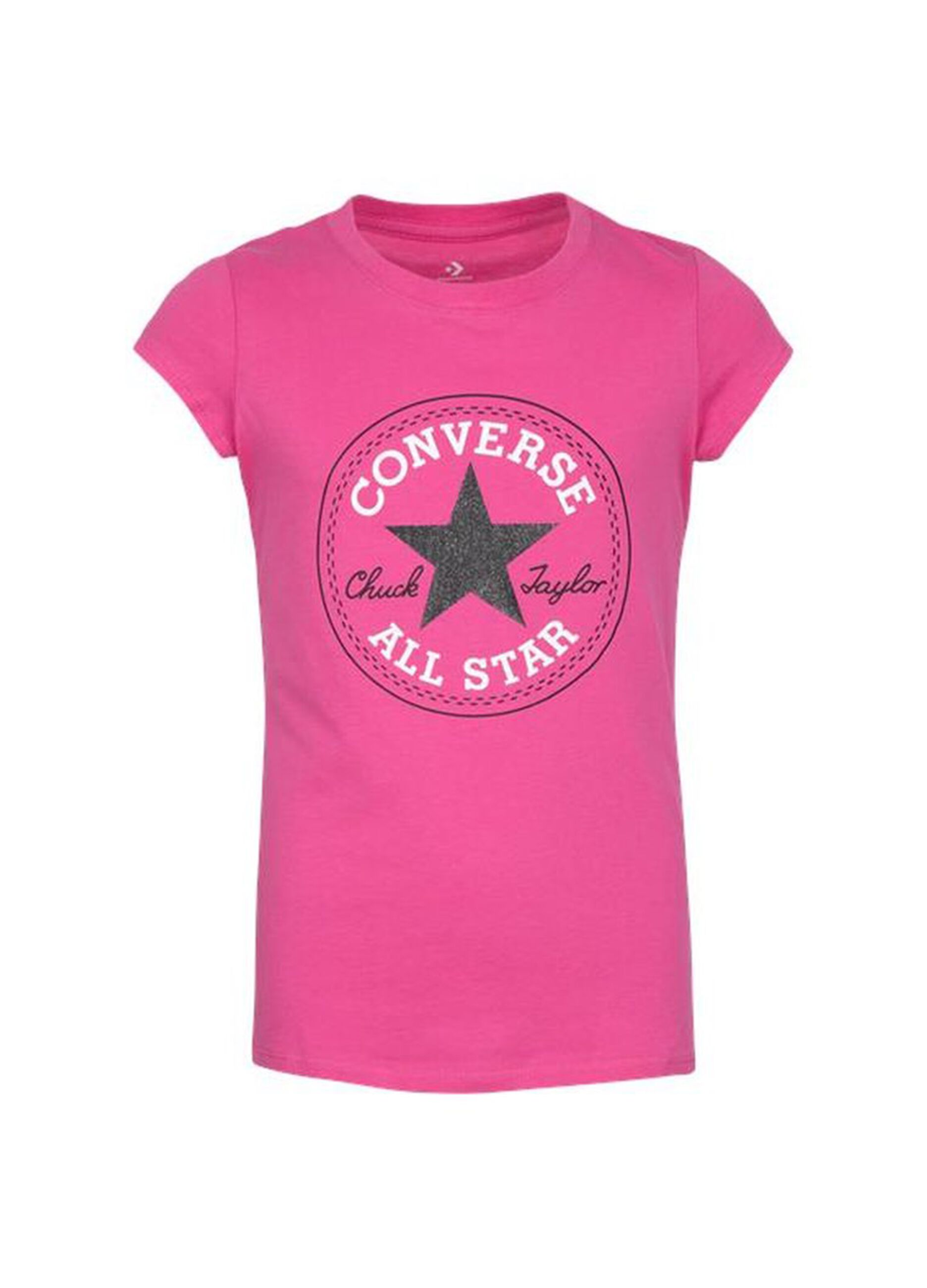 T-shirt con logo Chuck glitter