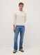 Comfort Fit Stretch Cotton Blue Jeans_0