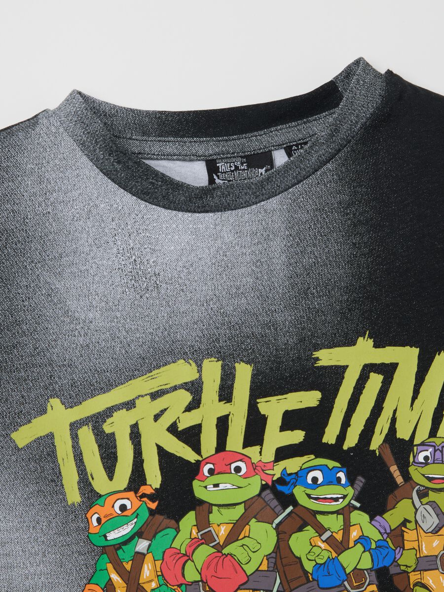 Boys’ multicoloured regular-fit T-shirt in 100% cotton with Teenage Mutant Ninja Turtles print_2