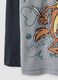 Grey pure cotton Looney Tunes print T-shirt for boys_3