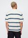 OVS White Striped Short Sleeve Polo_2