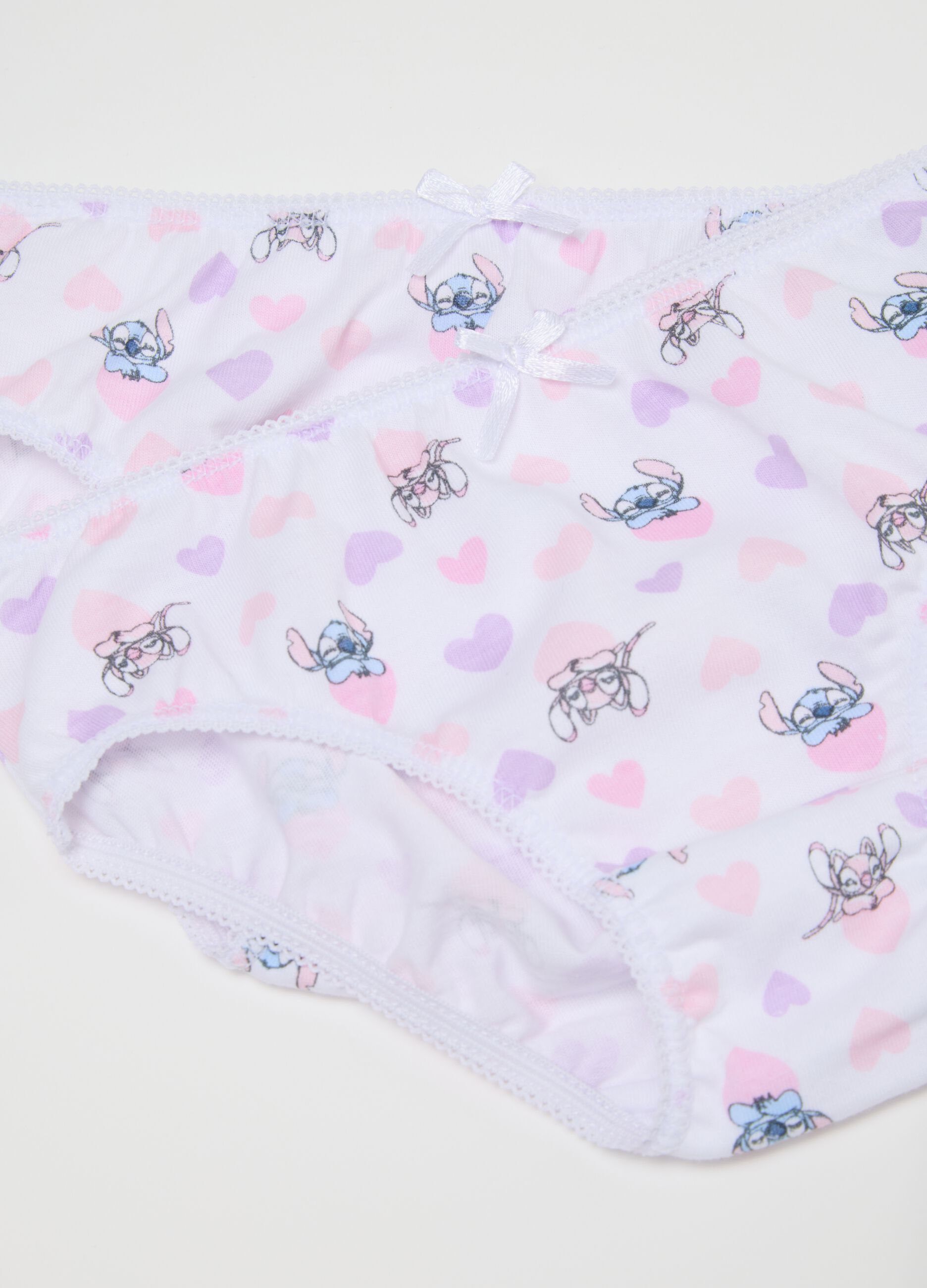 Multipack of girls' briefs in pure cotton, multicolour regular fit