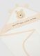 Accappatoio bianco in misto cotone organico con cappuccio a tema Winnie The Pooh_2