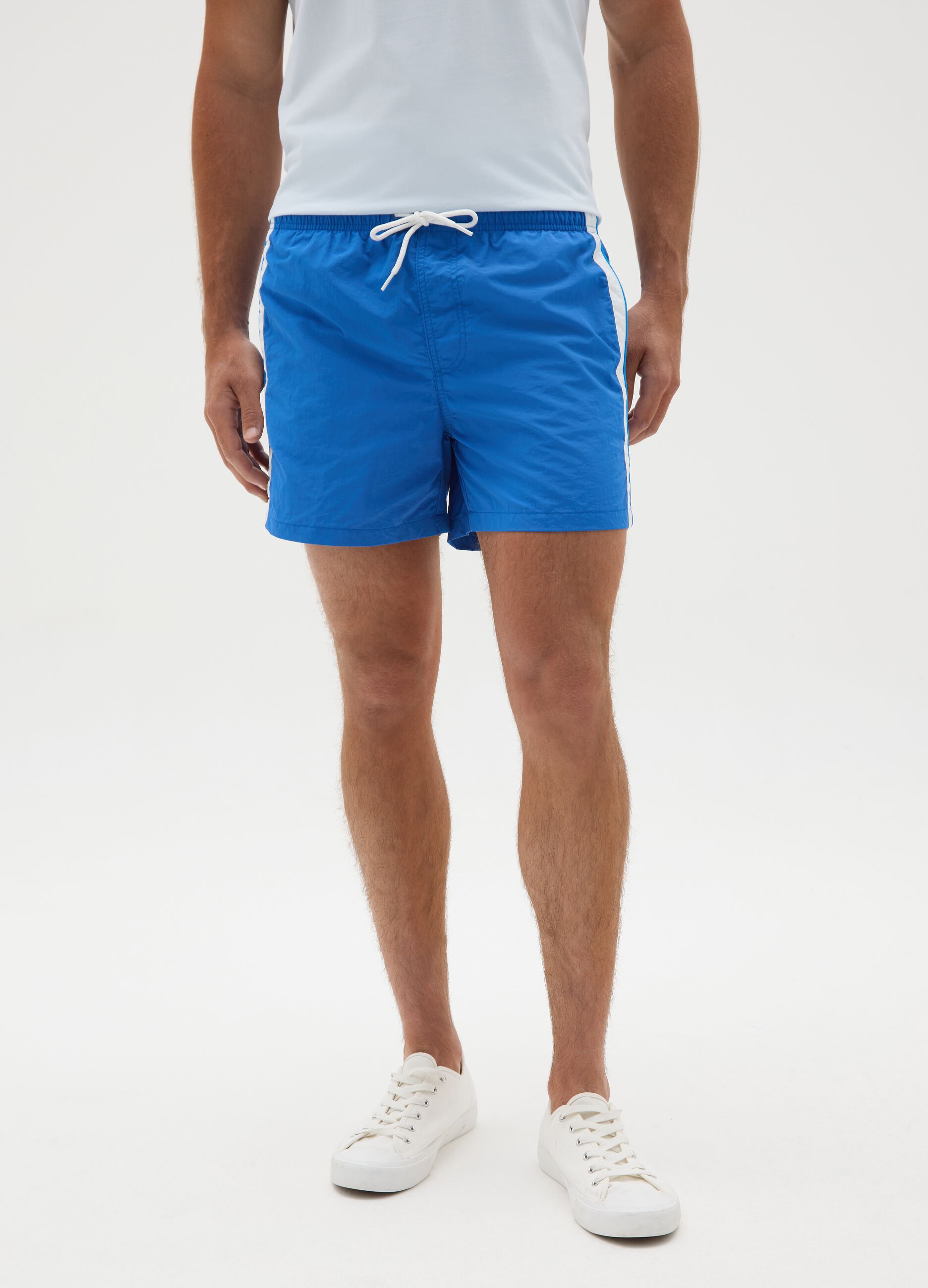 Men's multicolor blend regular fit shorts