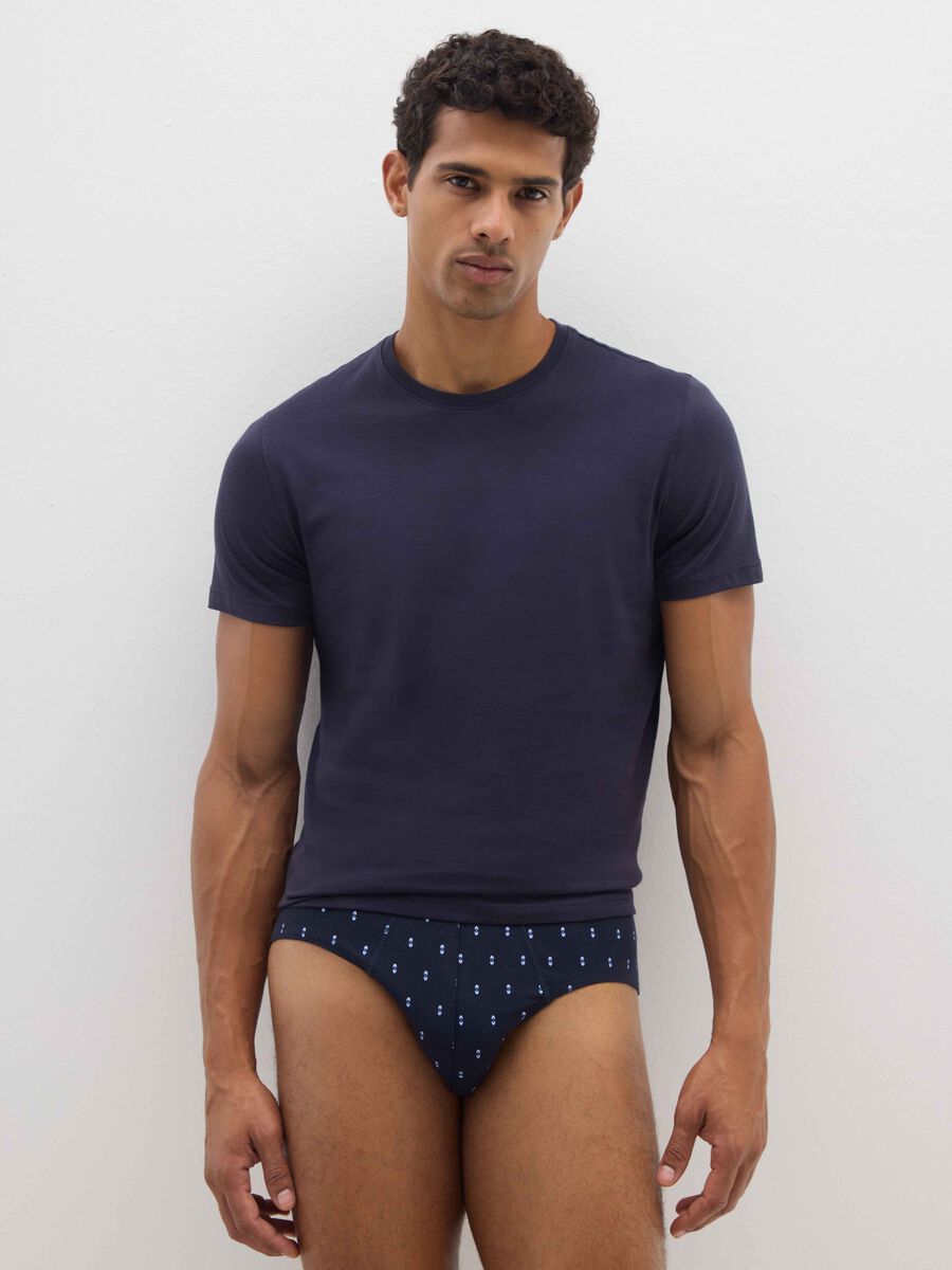 Set of multicolour elastic cotton slip tripack_0