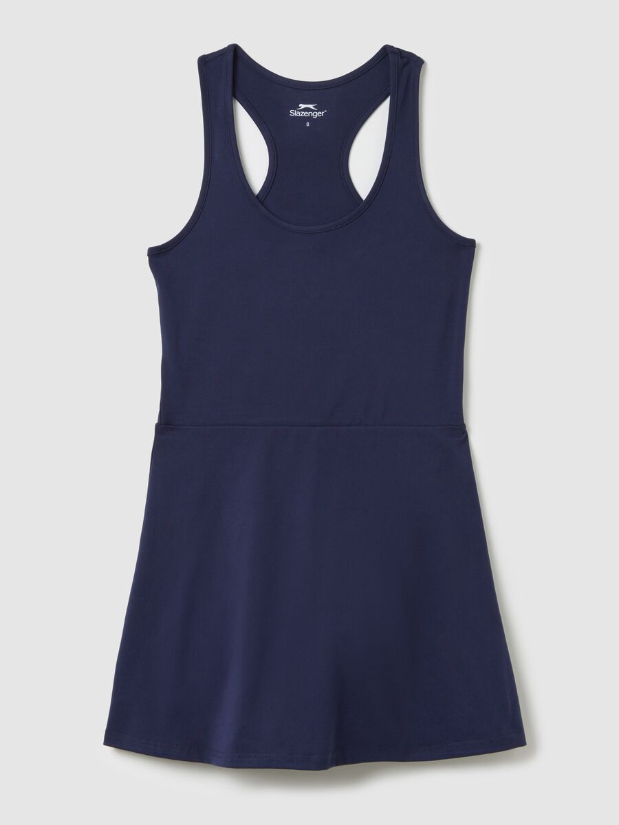 SLAZENGER light blue sports dress in stretch fabric_4
