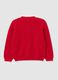 Girls' Red Pure Cotton Regular Fit Cardigan_1