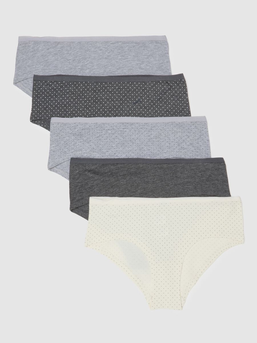 Multipack mutande in cotone elasticizzato multicolor regular fit_0