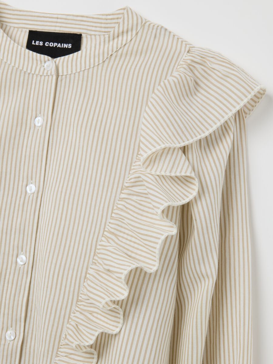 Beige pure cotton shirt regular fit_5