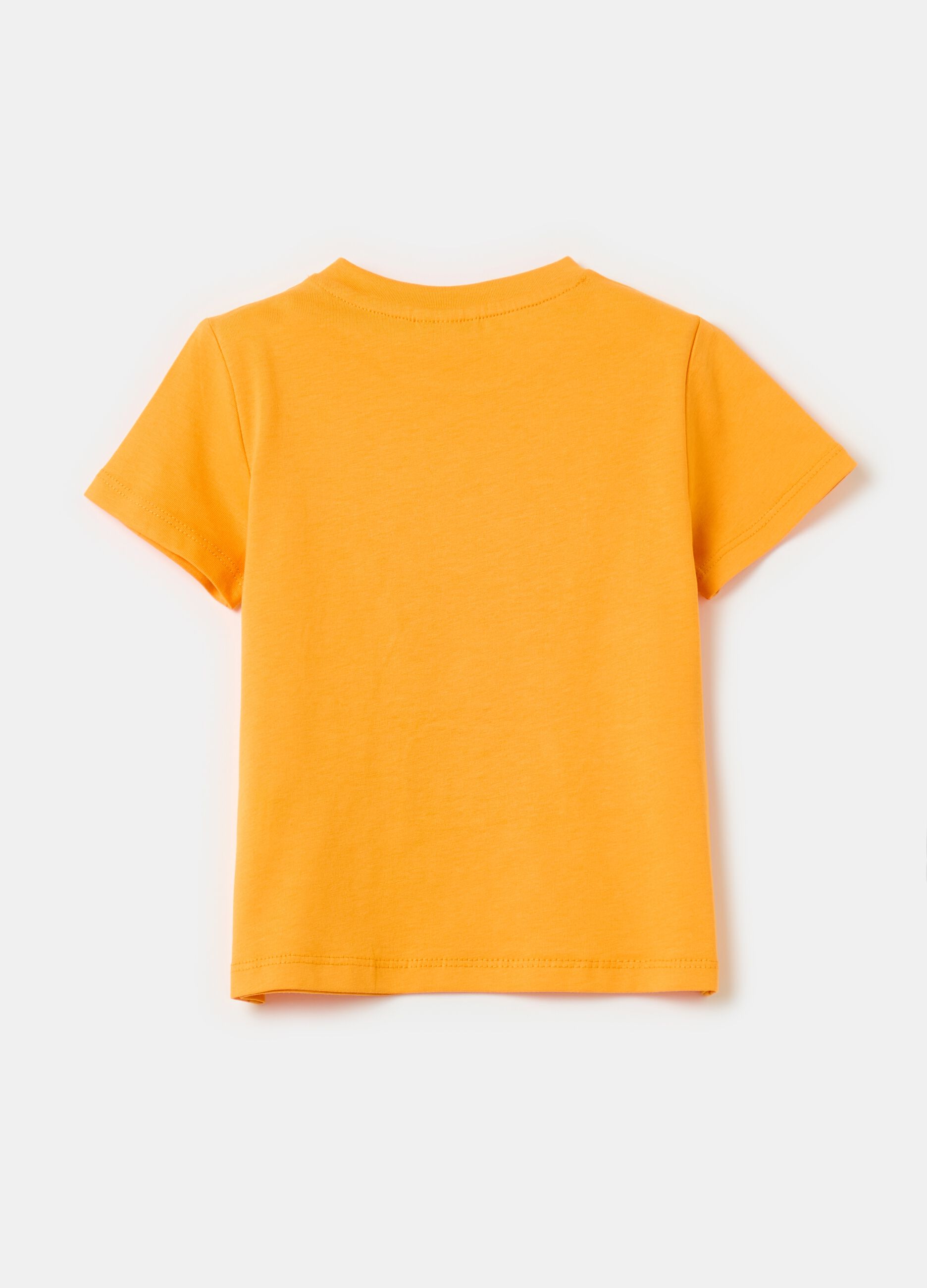 Cotton T-shirt with animals print