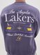 Purple cotton blend sweatshirt with Los Angeles Lakers print_3