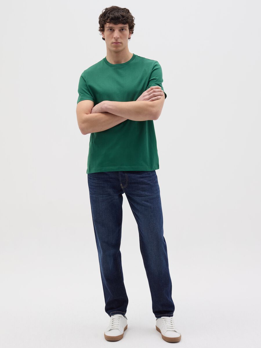 Organic cotton T-shirt with round neck_1