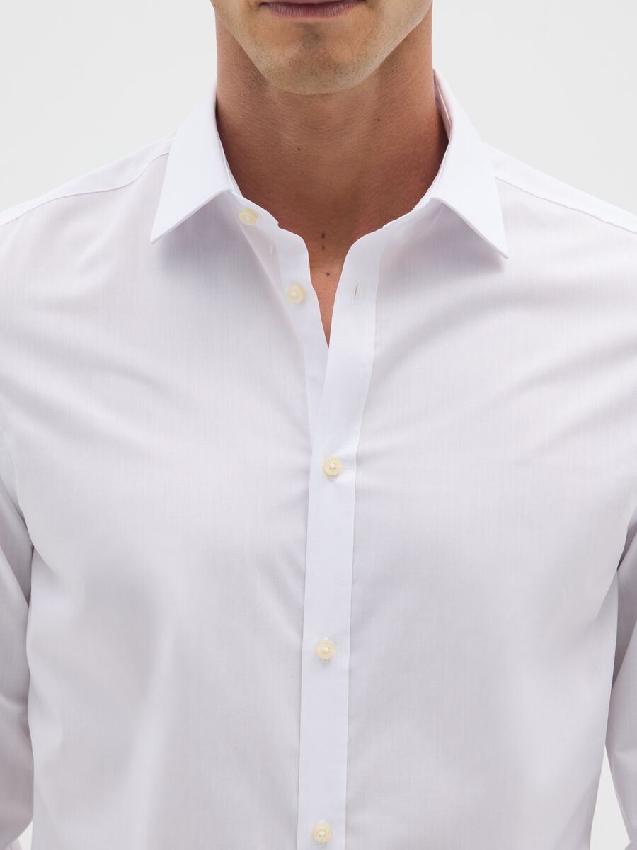 Slim Fit White Shirt_1