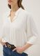 White long-sleeve regular-fit shirt with band collar_3