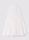White tiered dress in cotton_1