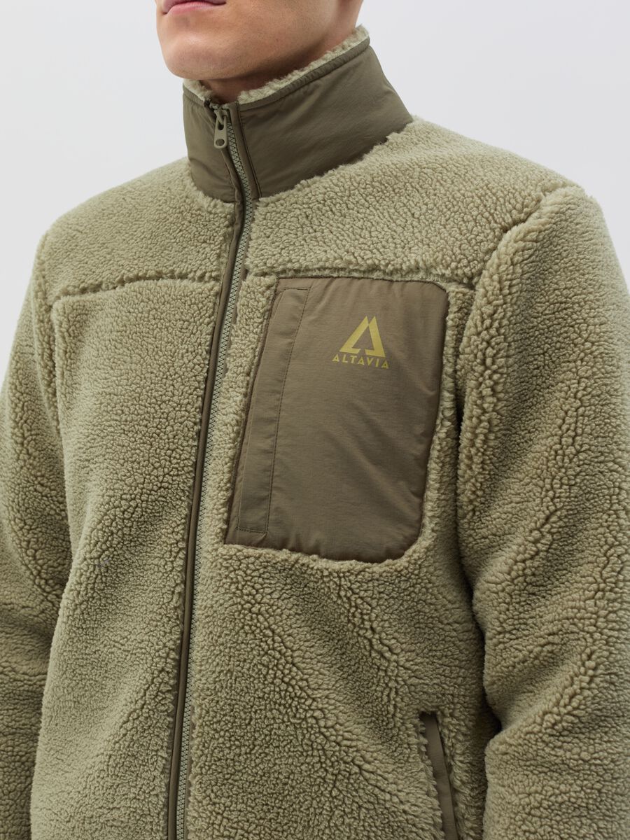 Altavia by Deborah Compagnoni full-zip sherpa jacket_3