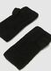 Black knitted fingerless gloves_1