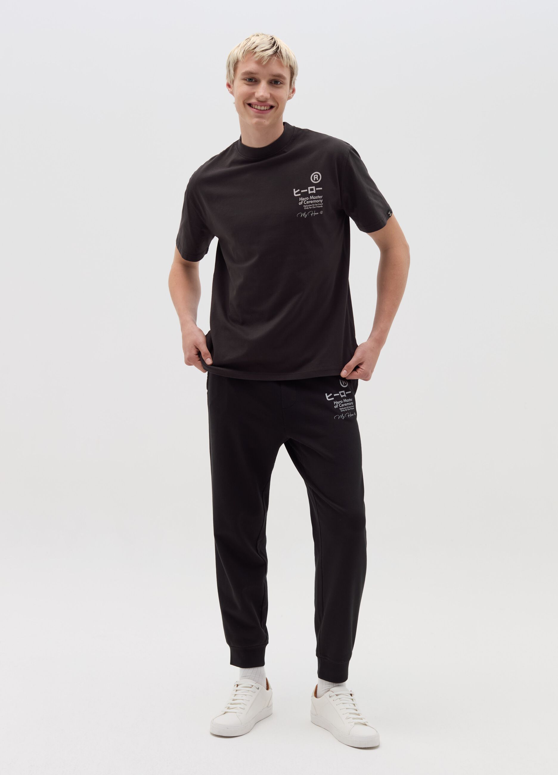 T-shirt in cotone con stampa