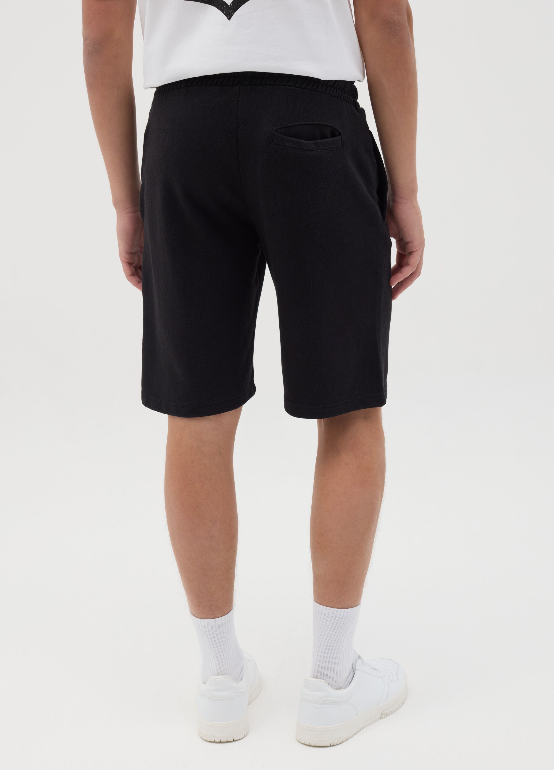 Black NFL Sports Shorts with Logo