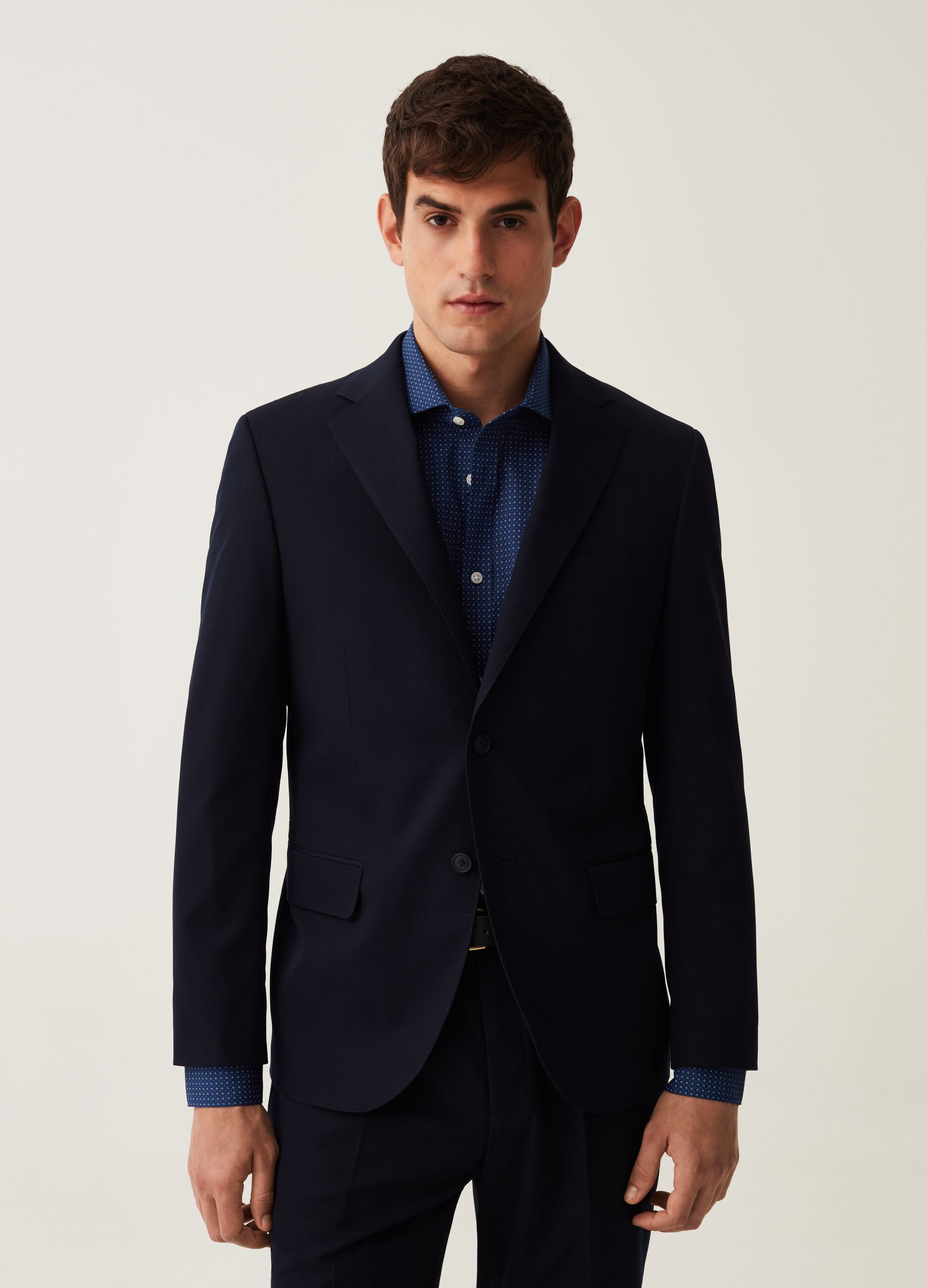 Blazer regular fit blu navy