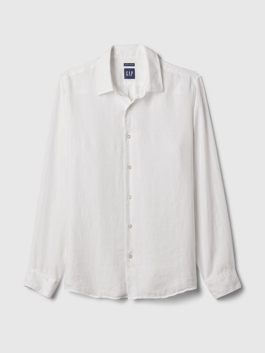Regular-fit shirt in linen_3