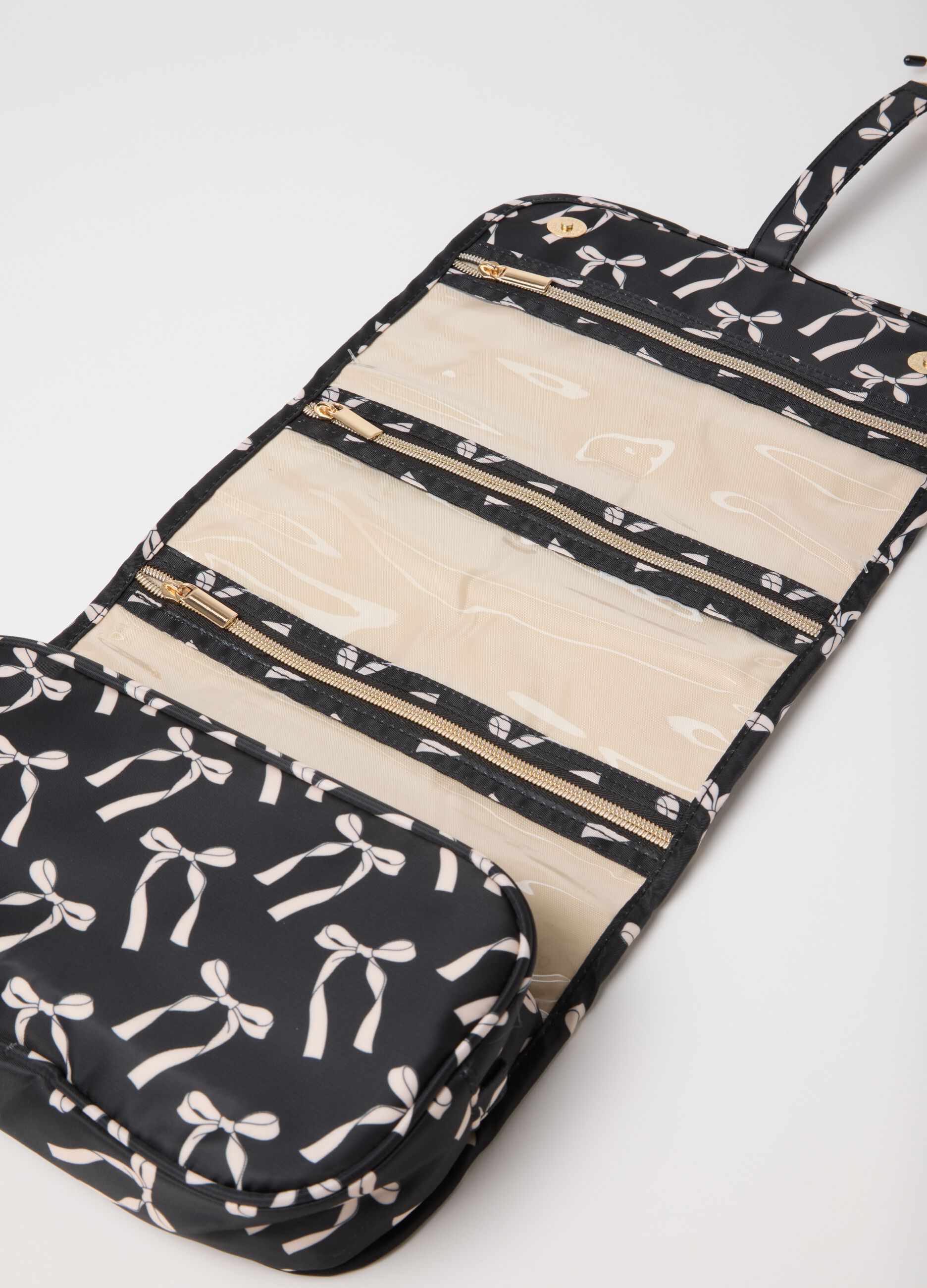 Pochette multicolor con fiocchi