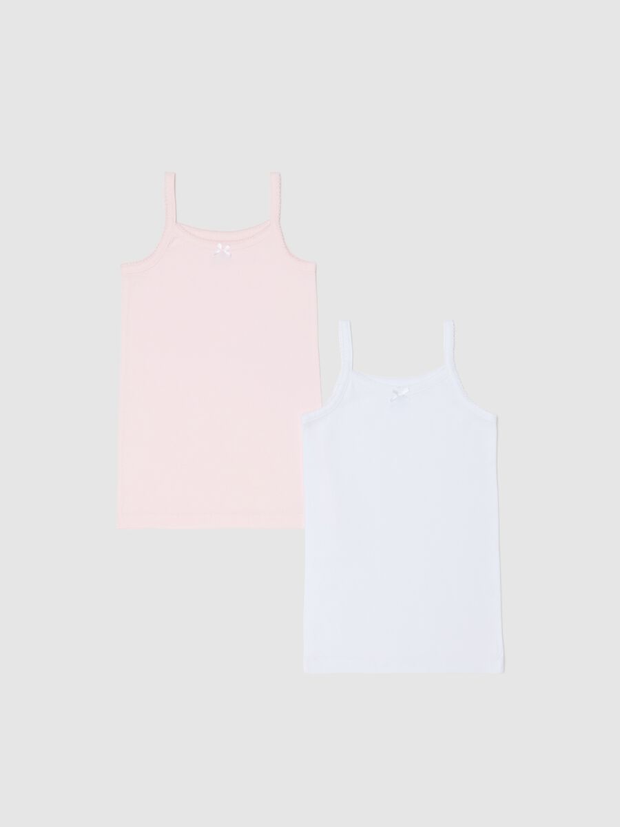 Two-pack vests with bow_0